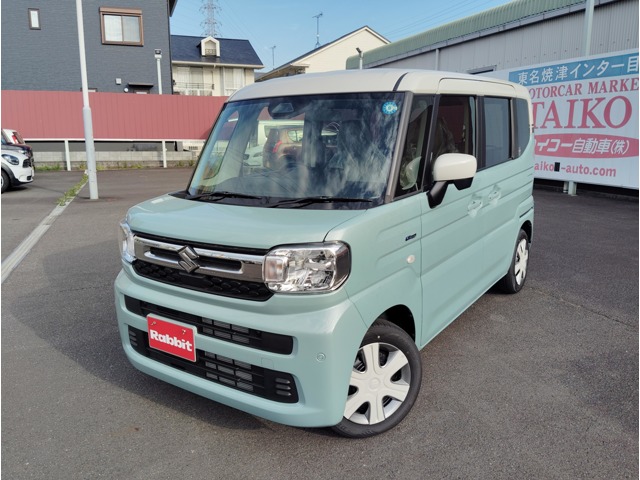 スペーシア 660 ハイブリッド X オフブルーM ソフトベージュ2トーン