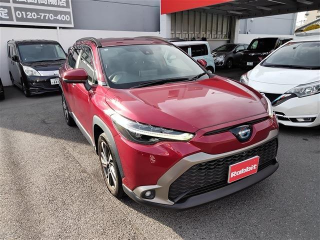 クロスバイク/中古/赤 カローラクロス 1.8 ハイブリッド Z センシュアルレッドマイカ の中古